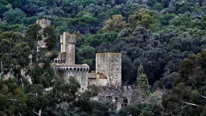 El castillo de Santa Florentina en Canet de Mar. 