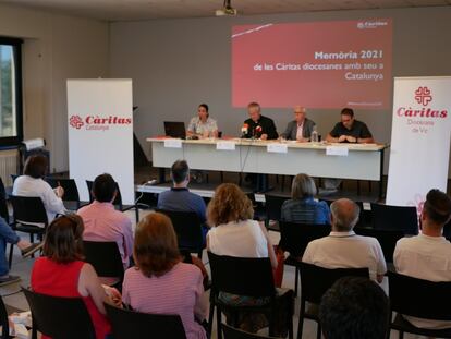 Presentación de la memoria 2021 de Càritas Catalunya