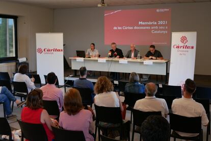 Presentación de la memoria 2021 de Càritas Catalunya