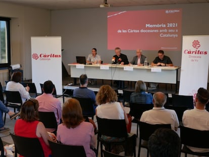 Presentación de la memoria 2021 de Càritas Catalunya