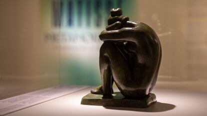 Una de las esculturas de la exposición "Matisse. Metamorfosis. Esculturas y dibujos", de la Fundación Canal.