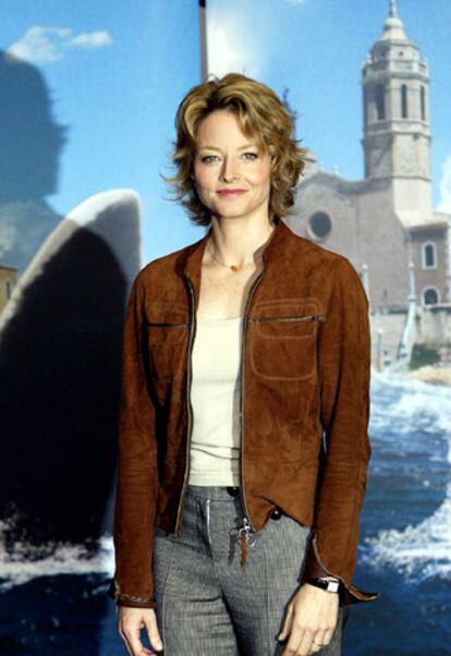 Jodie Foster, ayer en Sitges.