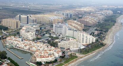 El complejo turístico Marina d'Or, en Oropesa del Mar (Castellón).