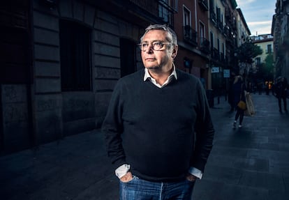 Soccer commentator Michael Robinson in Madrid in 2019.