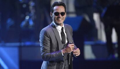 Marc Anthony en los Premios Grammy Latinos en 2016.