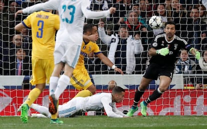 El capitán del Juventus, Gianluigi Buffon, se despidió de la Copa de Europa, el único trofeo para clubes que falta en su palmarés, de la forma más amarga.