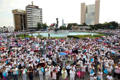 La manifestaci&oacute;n en Guadalajara. 