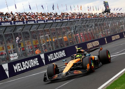 Lando Norris, en Melbourne.