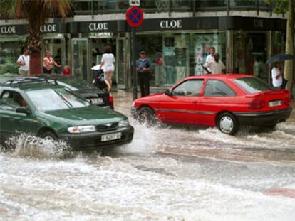 LLuvias en Salou