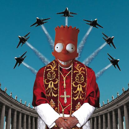 El cuadro <i>Pope Bart First</i>.