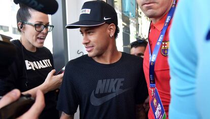 El jugador brasile&ntilde;o Neymar.