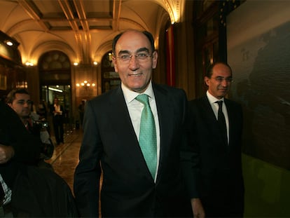 Ignacio Sánchez Galán, presidente de Iberdrola, en un acto en la Bolsa de Madrid.