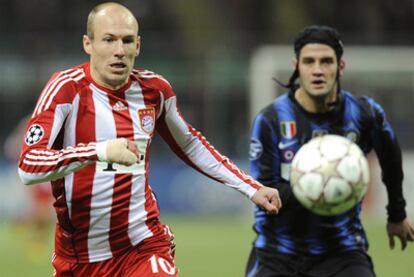 Robben, durante el partido