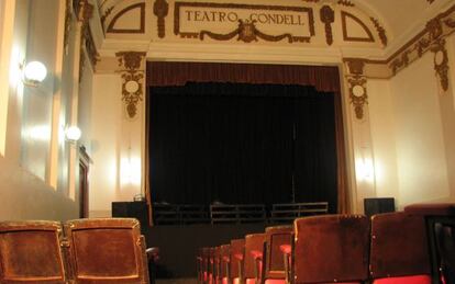 Patio de butacas del Teatro Condell, costruido en 1912, en Valparaíso (Chile).
