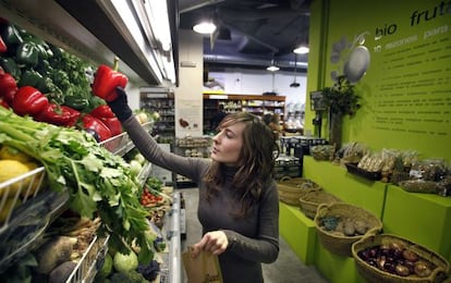 Productos vegetales ecol&oacute;gicos de la Herborister&iacute;a Navarro de Valencia. 