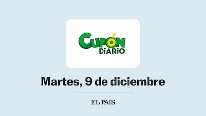 Cupón diario ONCE martes 9 diciembre 2025