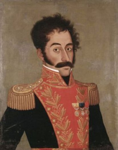 Simón Bolívar, retratado por José Gil de Castro, 1928