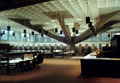 La Biblioteca Universitaria de Minnesota, realizada en los años sesenta.