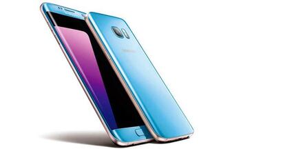 Galaxy S7 Edge azul coral