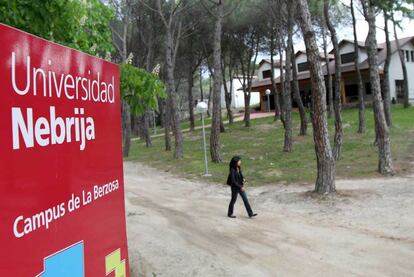 Instalaciones de la Universidad Antonio de Nebrija en la Dehesa de la Villa.