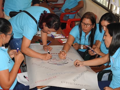 Taller para docentes Tauramena (Casanare, Colombia).