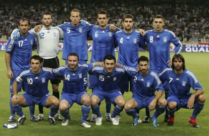 La selección griega de fútbol.