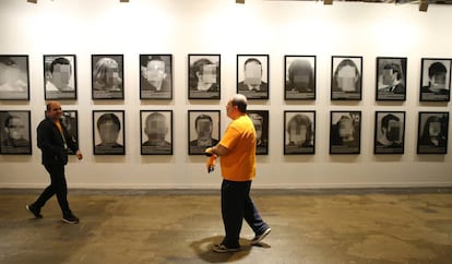 L'obra 'Presos polítics a l'Espanya contemporània', que s'exhibia a Arco.
