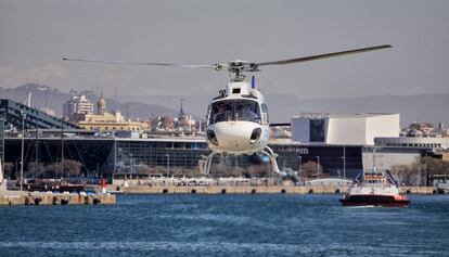 Un aparell de Cathelic&ograve;pters, a Barcelona.