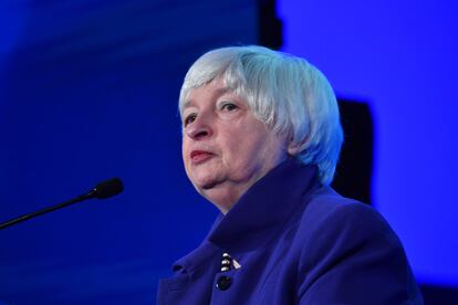 La secretaria del Tesoro de EE UU, Janet Yellen