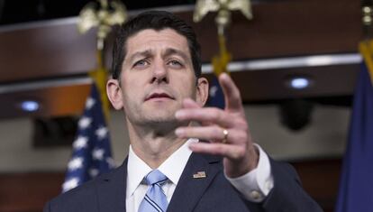 El portavoz republicano de la C&aacute;mara de Representantes, Paul Ryan.