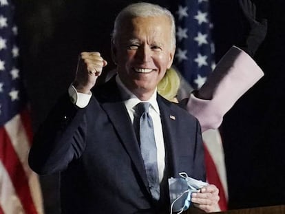 El candidato demócrata a la presidencia de EE UU, Joe Biden. 