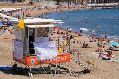 Los socorristas de las playas de Barcelona de huelga viernes y sábado.