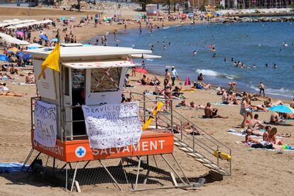 Los socorristas de las playas de Barcelona de huelga viernes y sábado.