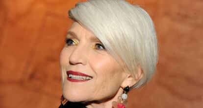 Maye Musk, de 69 años, madre de Elon Musk, presidente de Tesla.