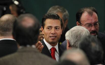 Mexico's President Enrique Peña Nieto on Monday.