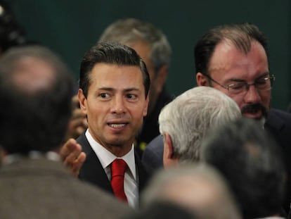 Mexico's President Enrique Peña Nieto on Monday.