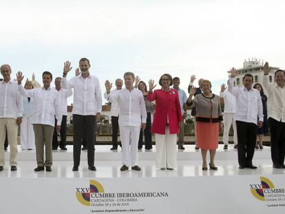 Chefes de Estado que participaram da cúpula