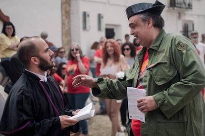 Un momento de la quedada 'amanecista' de 2018 en la localidad albaceteña de Ayna.