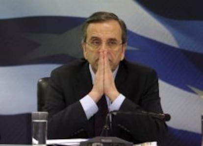 El primer ministro de Grecia, Antonis Samaras.