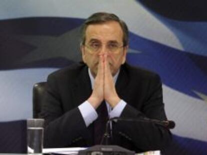 El primer ministro de Grecia, Antonis Samaras.