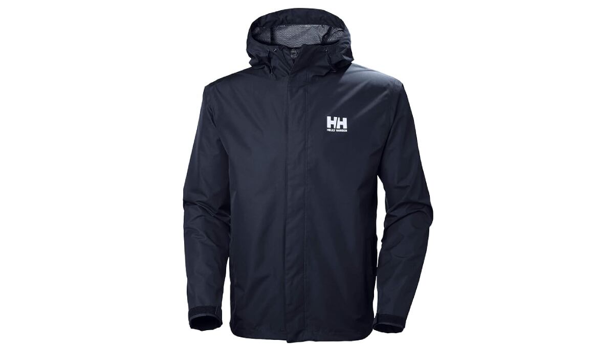 Chaqueta impermeable para él, de Helly Hansen.