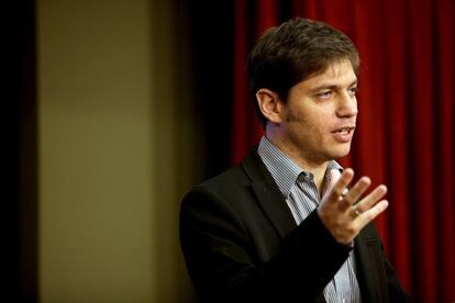 El ministro de Econom&iacute;a, Axel Kicillof.