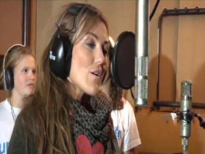 Amaia Montero se vuelca con los 'chiquititos'