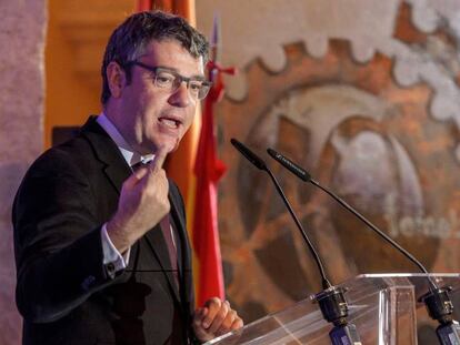 El ministro de Industria y Energ&iacute;a, &Aacute;lvaro Nadal, durante un acto en Burgos el 17 de noviembre.