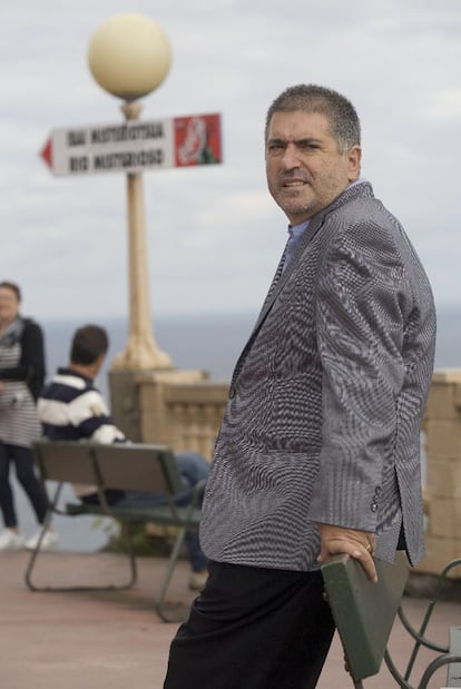 Jesús Eguiguren, tras la entrevista.