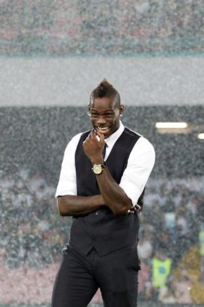 Mario Balotelli, el 15 de octubre de 2013.