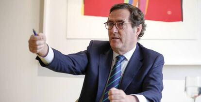 Antonio Garamendi, presidente de la CEOE.