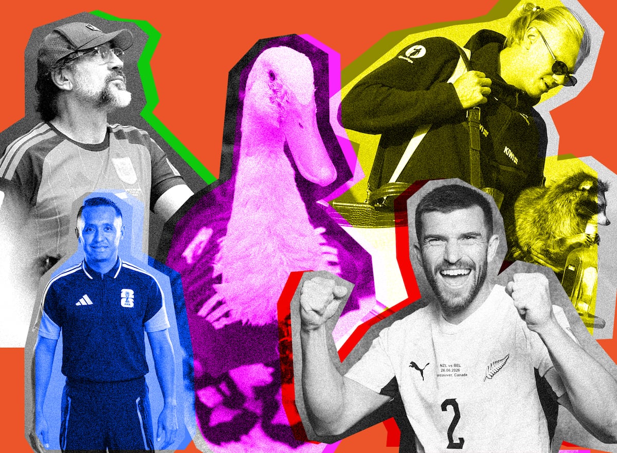 Las 10 estrellas que deja el Mundial (dentro y fuera del campo): un pato, un chándal, Bardem o un mapache