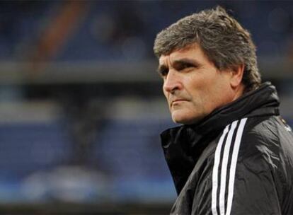 Juande Ramos, en un partido del Madrid.