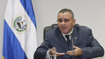 Mauricio Funes, durante una rueda de prensa en San Salvador en 2009.